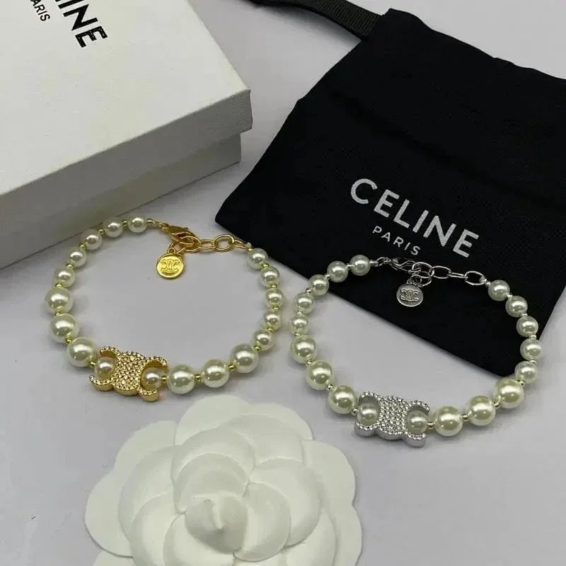 Kakobuy spreadsheet Celine jewelry - Celine Triomphe Pearl Bracelet product image