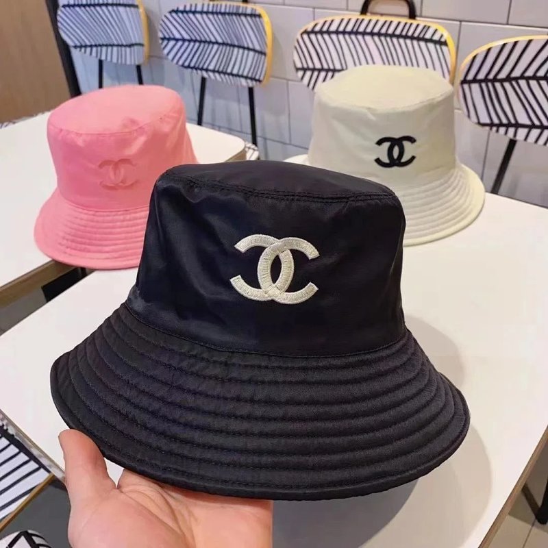 Kakobuy spreadsheet Chanel accessories - Chanel Embroidered Logo Bucket Hat product image