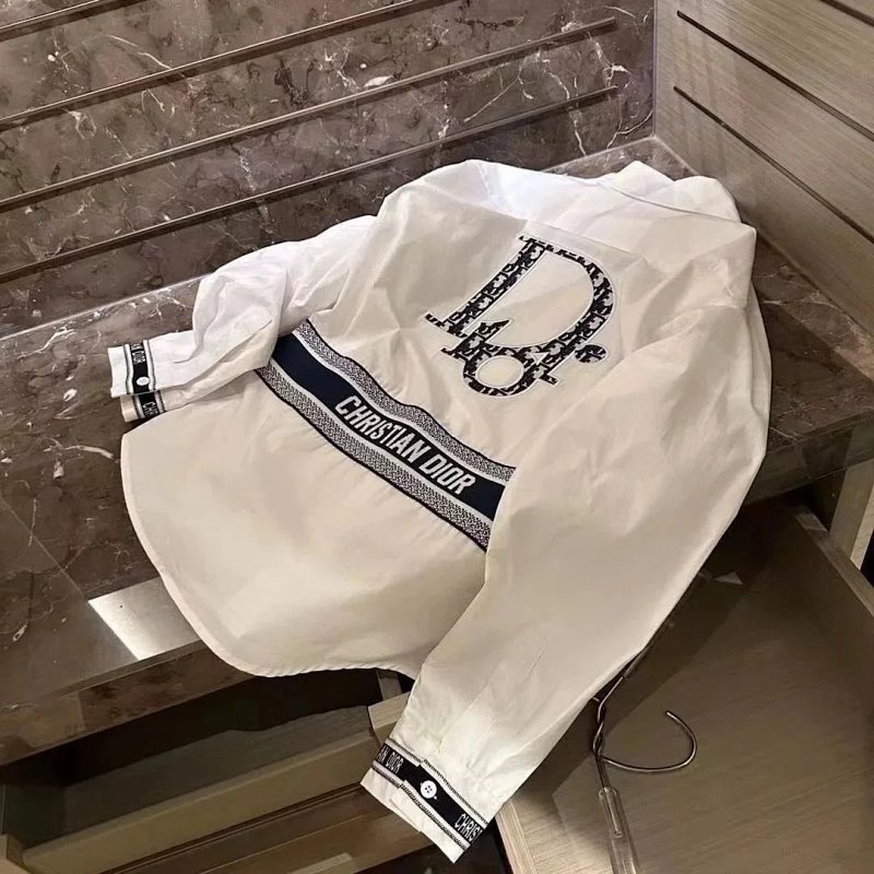 Kakobuy spreadsheet Christian Dior jackets - Christian Dior Oblique Logo Band Shirt Jacket product image