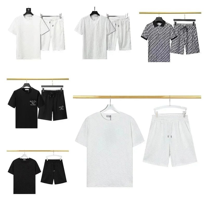 Kakobuy spreadsheet Christian Dior t-shirts - Christian Dior Monogram and Logo Graphic T-Shirt and Shorts Set product image