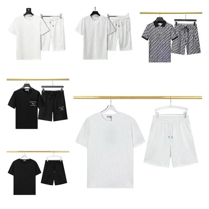 Kakobuy spreadsheet Christian Dior t-shirts - Christian Dior Monogram Embossed and Logo Patch T-Shirt and Shorts Set product image