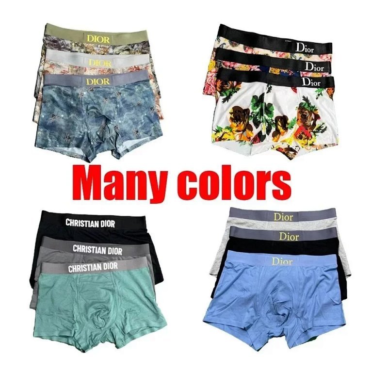 Kakobuy spreadsheet Christian Dior pants - Christian Dior Multicolor Patterned and Solid Boxer Briefs product image