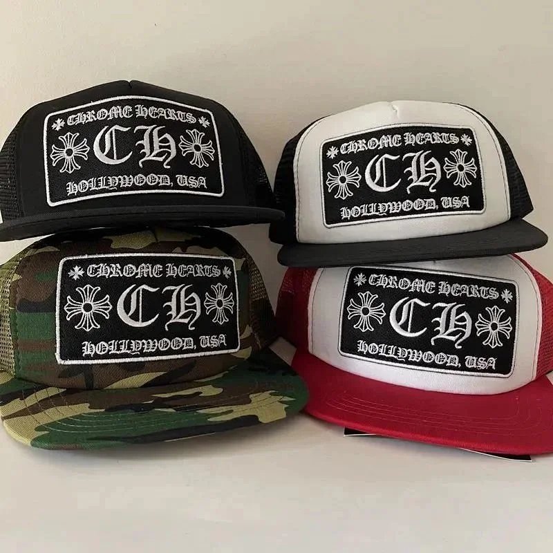 Kakobuy spreadsheet Chrome Hearts accessories - Chrome Hearts CH Embroidered Patch Mesh Trucker Hat product image