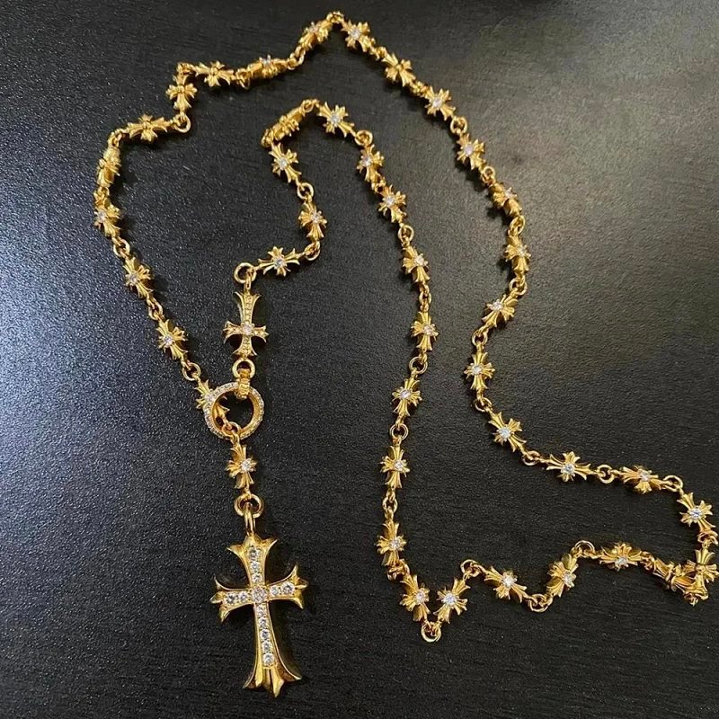 Kakobuy spreadsheet Chrome Hearts accessories - Chrome Hearts Gold and Silver Tone Gothic Motifs Pendant Necklaces product image