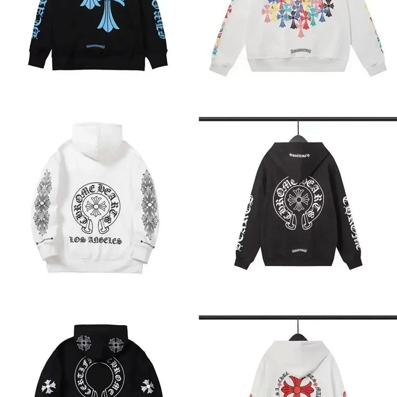 Kakobuy spreadsheet Chrome Hearts hoodies - Chrome Hearts Gothic Graphic Print Pullover Hoodie product image