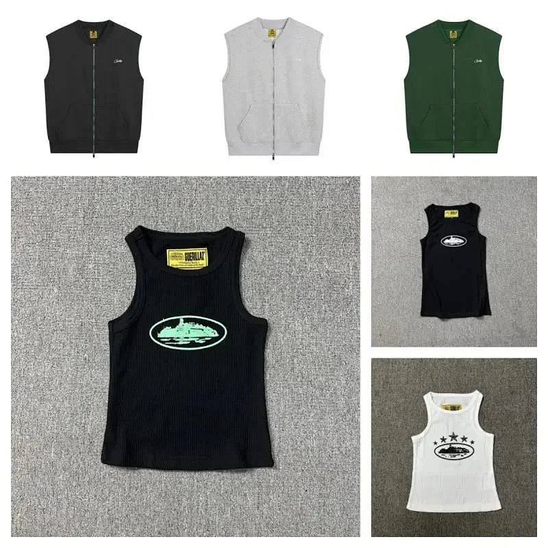 Kakobuy spreadsheet Corteiz hoodies - Corteiz Embroidered Logo Zip-Up Vest product image