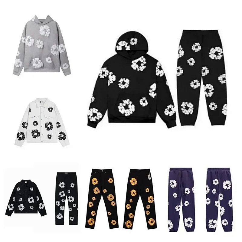 Kakobuy spreadsheet Denim Tears hoodies - Denim Tears Cotton Wreath Print Hoodie Sweatshirt Set product image