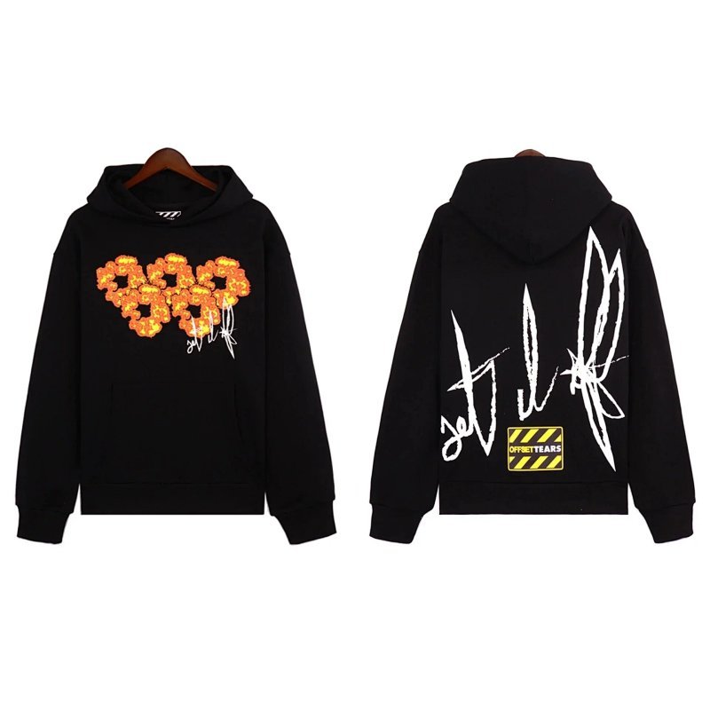 Kakobuy spreadsheet Denim Tears hoodies - Denim Tears Offset Tears Graphic Print Hoodies and Sweatpants product image