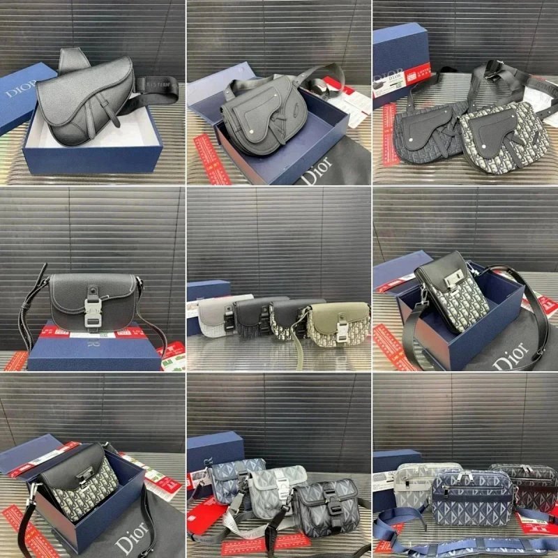 Kakobuy spreadsheet Dior bags - Dior Oblique Monogram and Leather Saddle and Messenger Crossbody Bags product image