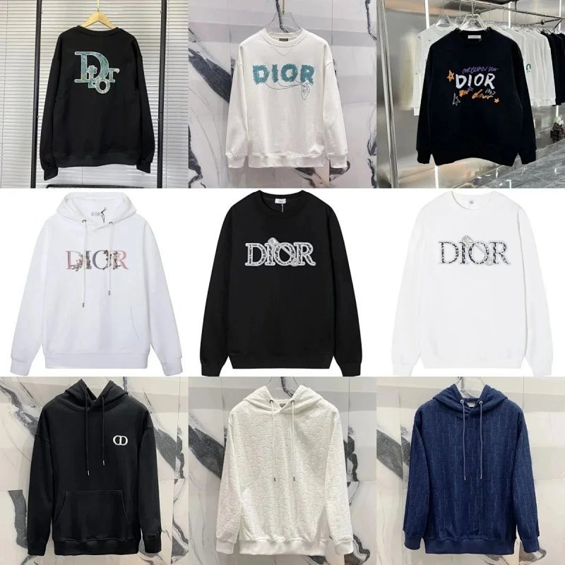 Kakobuy spreadsheet Dior hoodies - Dior Allover Monogram and Graphic Print Hooded Sweatshirts product image