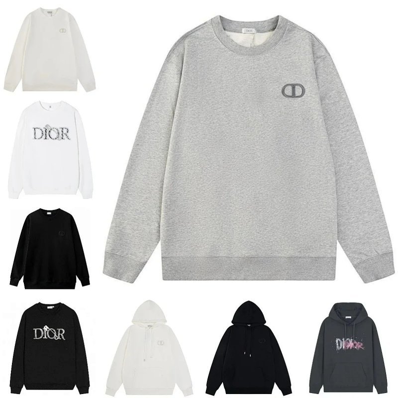 Kakobuy spreadsheet Dior hoodies - Dior Embroidered CD Logo Hoodie Sweatshirt product image