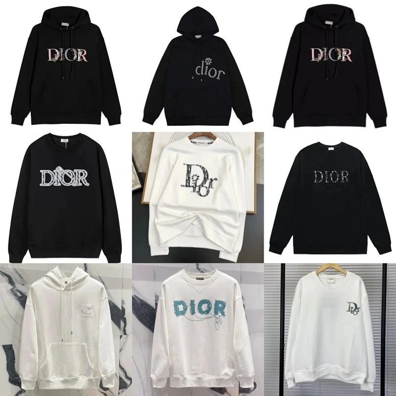 Kakobuy spreadsheet Dior hoodies - Dior Graphic Logo Embroidered Hoodie and Sweatshirt product image
