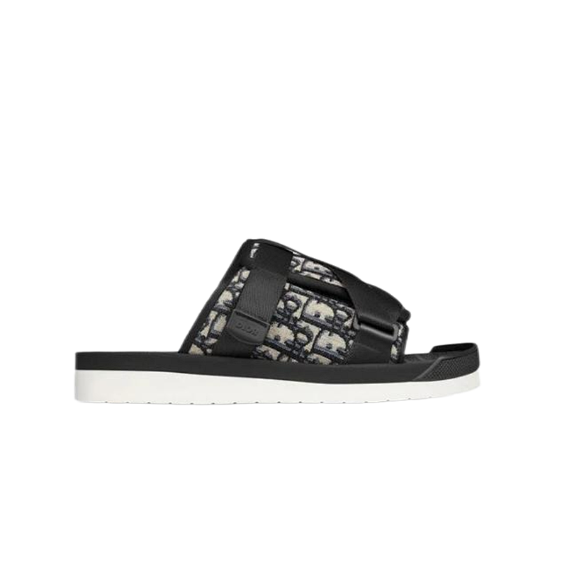 Kakobuy spreadsheet Dior shoes - Dior Alpha Black Oblique Slippers product image
