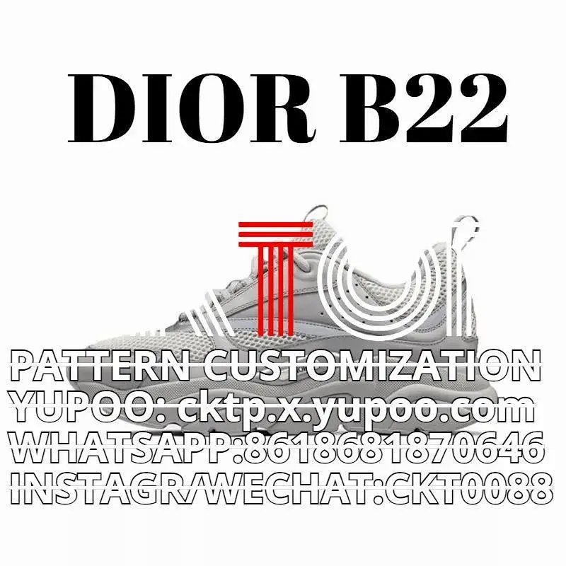 Kakobuy spreadsheet Dior shoes - Dior B22 Grey Sneakers product image