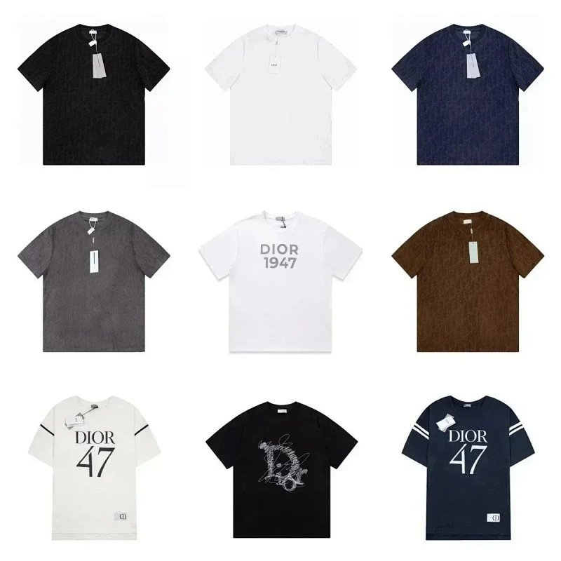 Kakobuy spreadsheet Dior t-shirts - Dior Graphic and Monogram Print T-Shirts product image