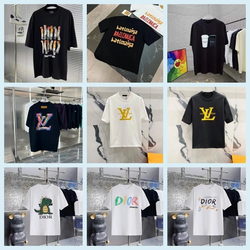 Kakobuy spreadsheet Dior t-shirts - Dior UF-1 Graphic Print Loose Casual T-Shirt product image