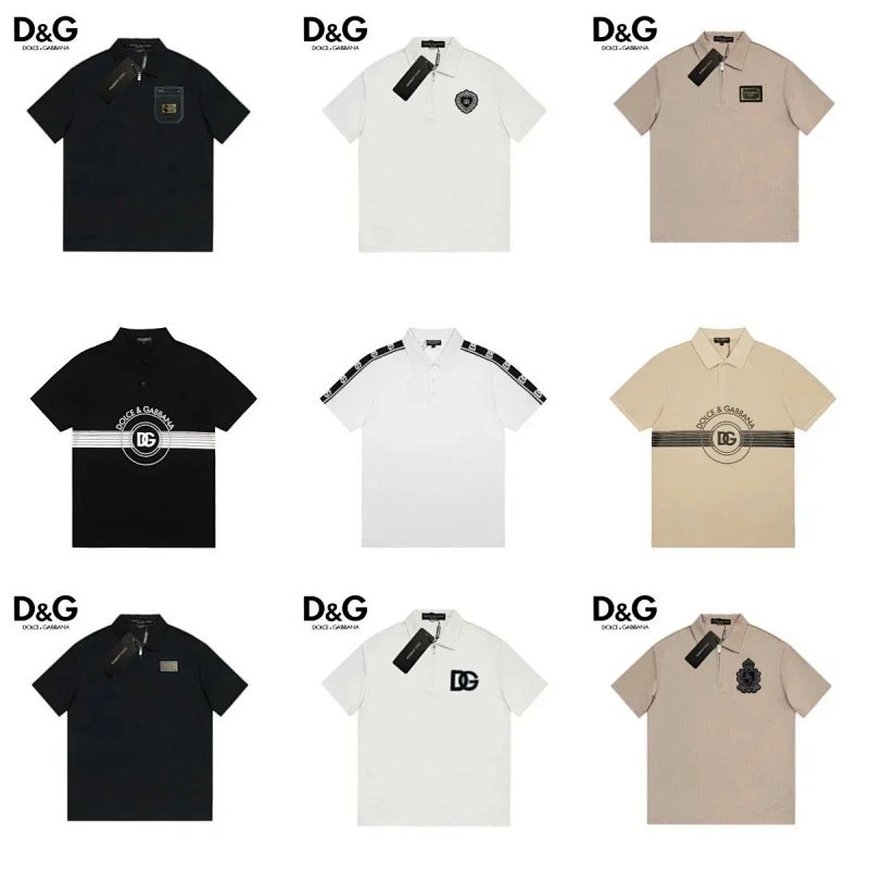 Kakobuy spreadsheet Dolce & Gabbana t-shirts - Dolce & Gabbana Logo Short-Sleeve Polo Shirt product image