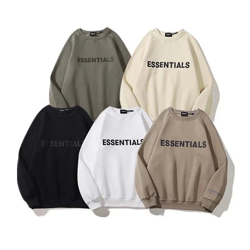 Kakobuy spreadsheet Essentials hoodies - Essentials Multicolor Logo Print Crewneck Sweatshirts product image