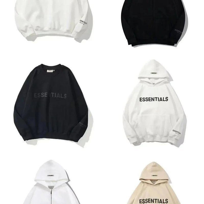 Kakobuy spreadsheet Essentials hoodies - Essentials Solid Color Letter Print Sweatshirt and Hoodie product image