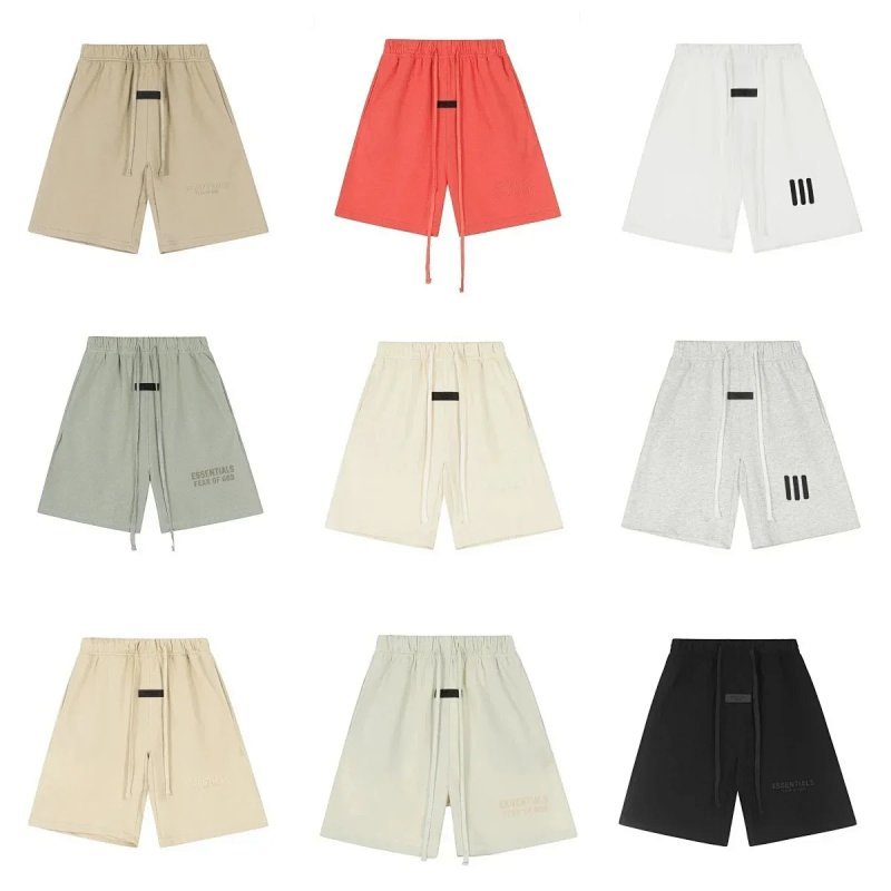 Kakobuy spreadsheet Essentials pants - Essentials Loose Fit Letter Print Drawstring Sweat Shorts product image