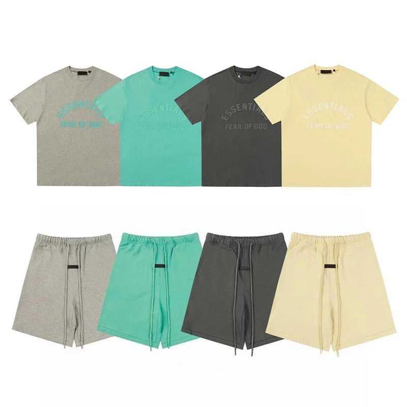Kakobuy spreadsheet Fear of God Essentials pants - Fear of God Essentials Logo Print T-Shirt and Shorts Set product image