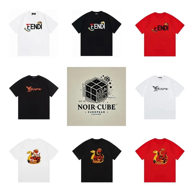 Kakobuy spreadsheet Fendi t-shirts - Fendi Logo Graphic Print T-Shirt product image
