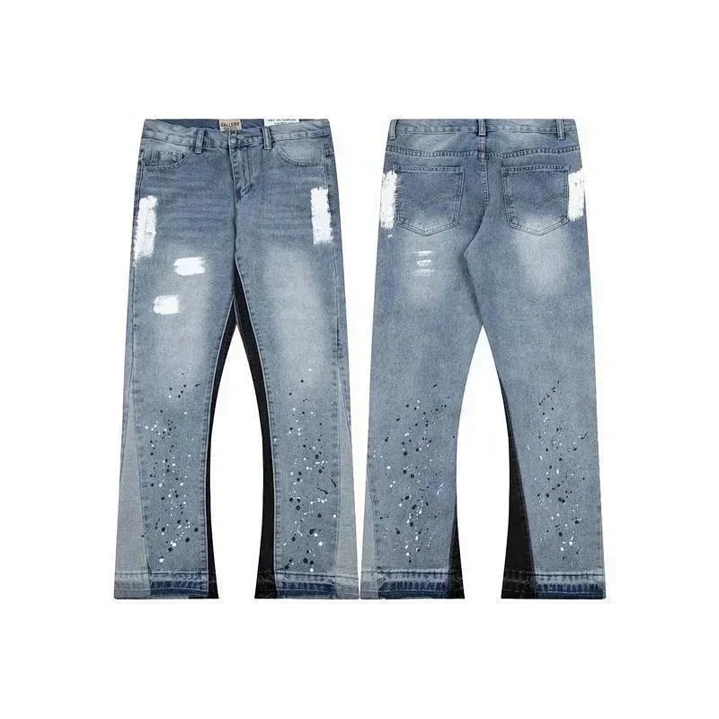 Kakobuy spreadsheet Gallery Dept. pants - Gallery Dept. Distressed Paint Splatter Denim Jeans - Variant 7813735362 product image