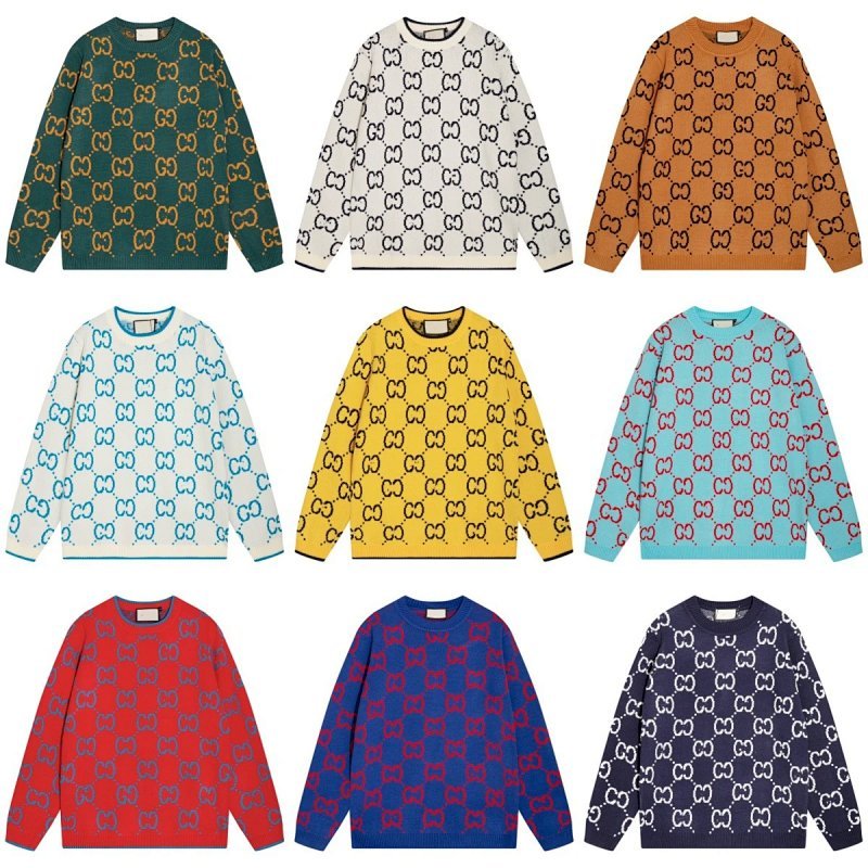 Kakobuy spreadsheet Gucci accessories - Gucci Monogram Pattern Knit Crewneck Sweater product image