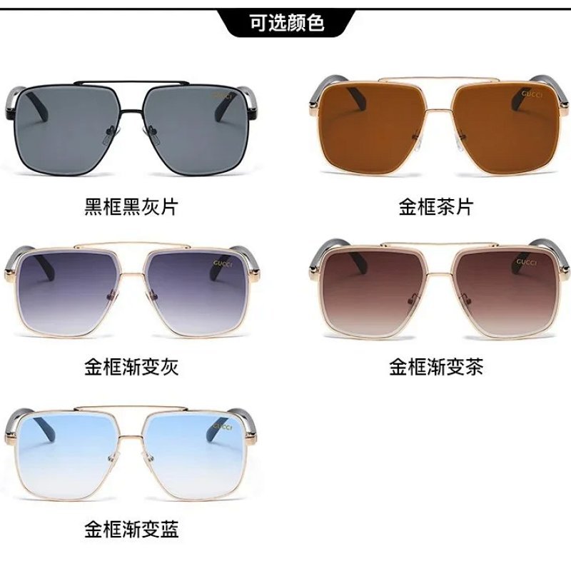 Kakobuy spreadsheet Gucci accessories - Gucci Square Double Bridge Sunglasses product image
