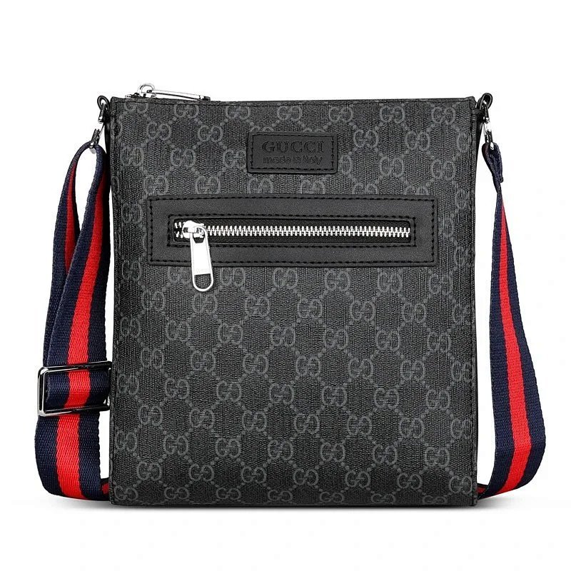 Kakobuy spreadsheet Gucci bags - Gucci Black GG Monogram Crossbody Messenger Bag product image