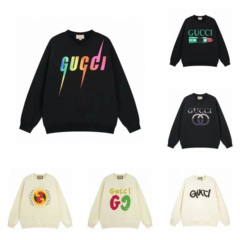 Kakobuy spreadsheet Gucci hoodies - Gucci Assorted Graphic Print Crewneck Sweatshirt and Hoodie product image