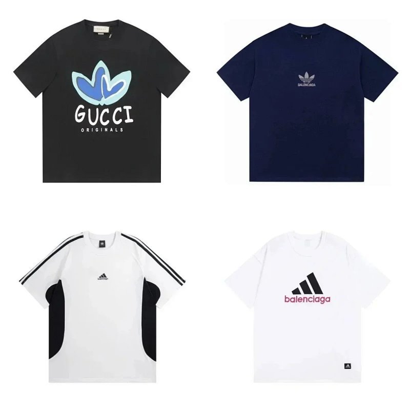 Kakobuy spreadsheet Gucci t-shirts - Gucci Graphic Logo Print Short Sleeve Crewneck T-Shirt product image