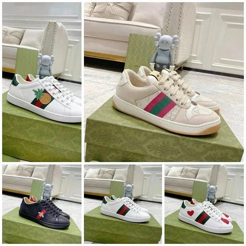 Kakobuy spreadsheet Gucci shoes - Gucci Ace White Leather with Green and Red Web Stripe Sneakers product image