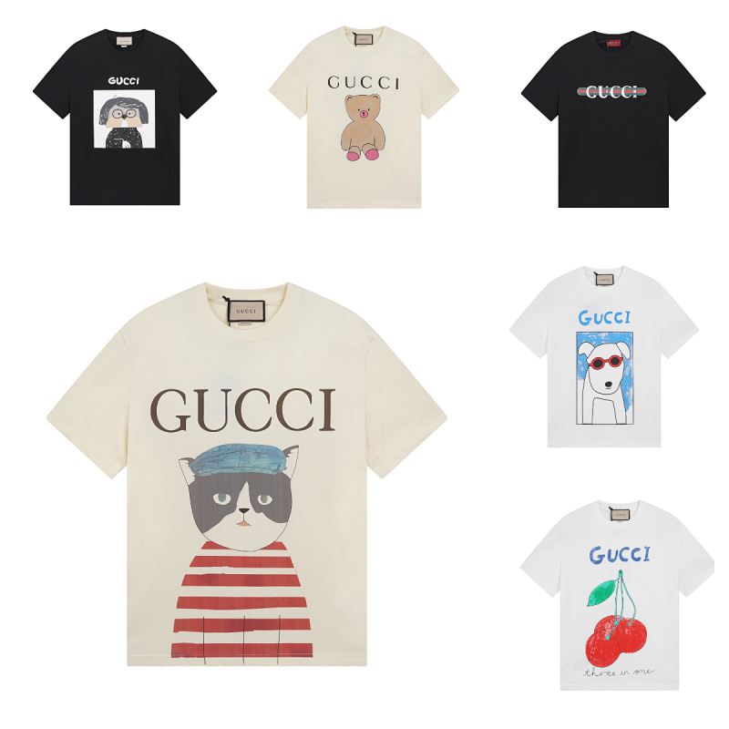 Kakobuy spreadsheet Gucci t-shirts - Gucci Cartoon Graphic Print T-Shirt product image