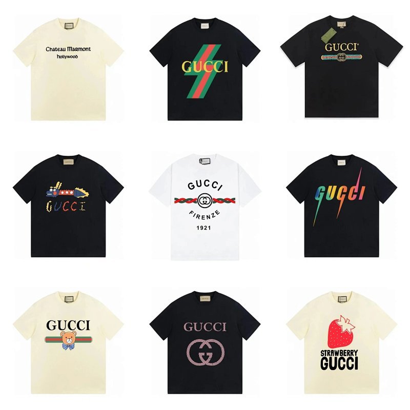 Kakobuy spreadsheet Gucci t-shirts - Gucci Graphic Print Short Sleeve T-Shirt product image