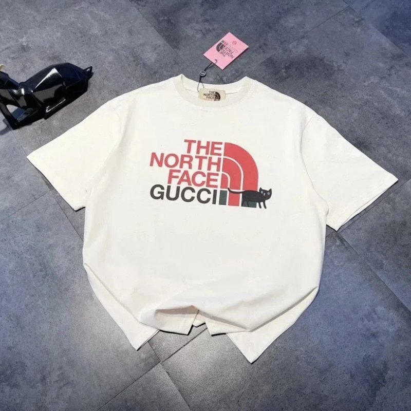 Kakobuy spreadsheet Gucci x The North Face t-shirts - Gucci x The North Face Cat Print Off-White T-Shirt product image