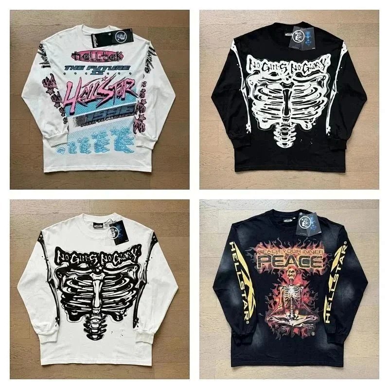Kakobuy spreadsheet Hellstar hoodies - Hellstar Graphic Print Long Sleeve T-Shirts and Sweatshirts product image