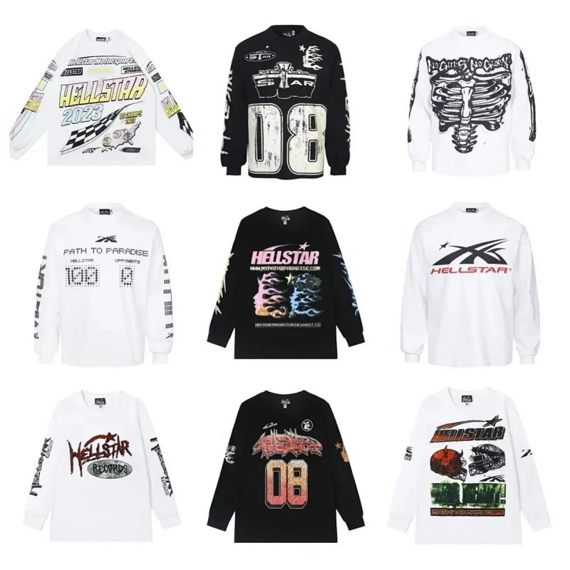 Kakobuy spreadsheet Hellstar t-shirts - Hellstar Graphic Printed Long Sleeve T-Shirt product image