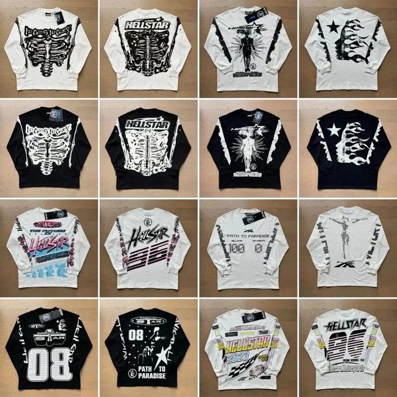 Kakobuy spreadsheet Hellstar t-shirts - Hellstar Graphic Print Long-Sleeve T-Shirt product image