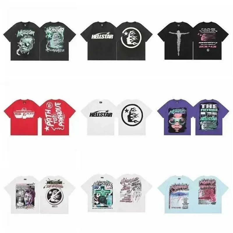 Kakobuy spreadsheet Hellstar t-shirts - Hellstar Streetwear Graphic Print T-Shirt product image