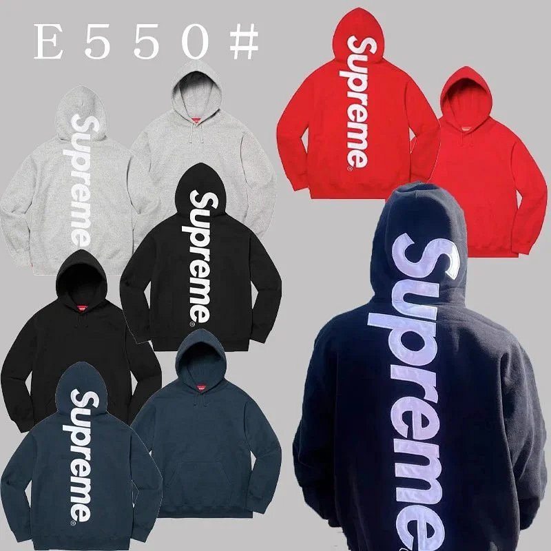 Kakobuy spreadsheet hoodies - 24年新款 迷彩经典刺绣加绒帽衫宽松男女连帽卫衣 product image