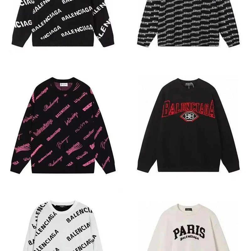 Kakobuy spreadsheet accessories - All-Over Logo Print Crewneck Knit Sweater product image