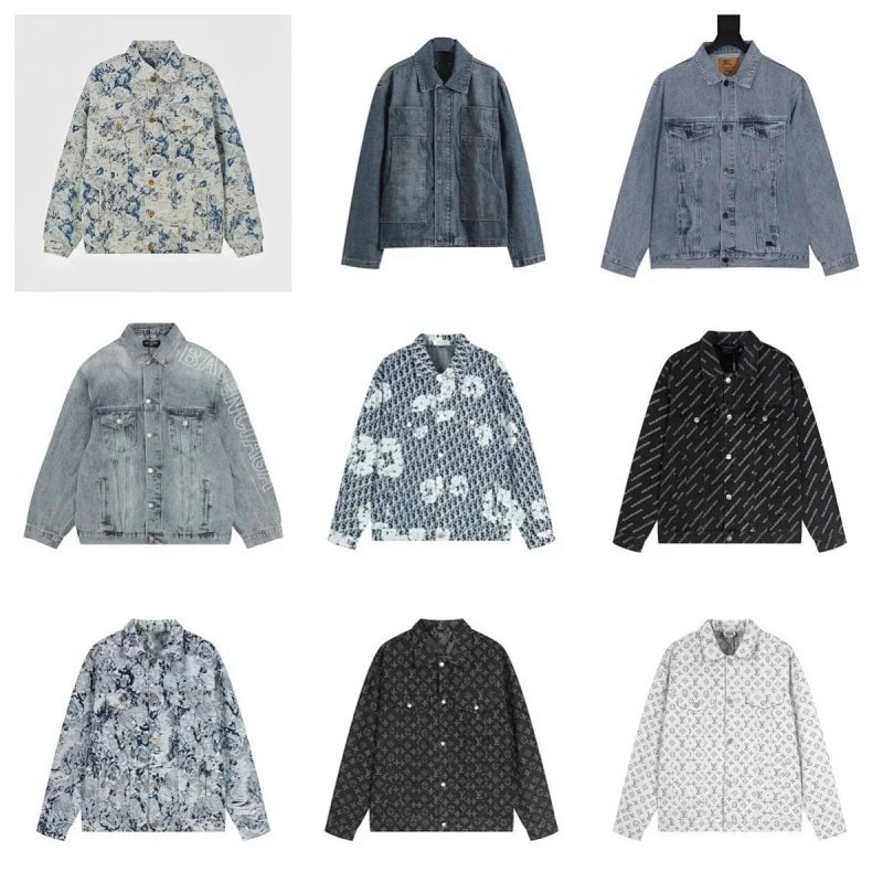 Kakobuy spreadsheet jackets - Assorted Monogram and Washed Prints Denim Jackets product image