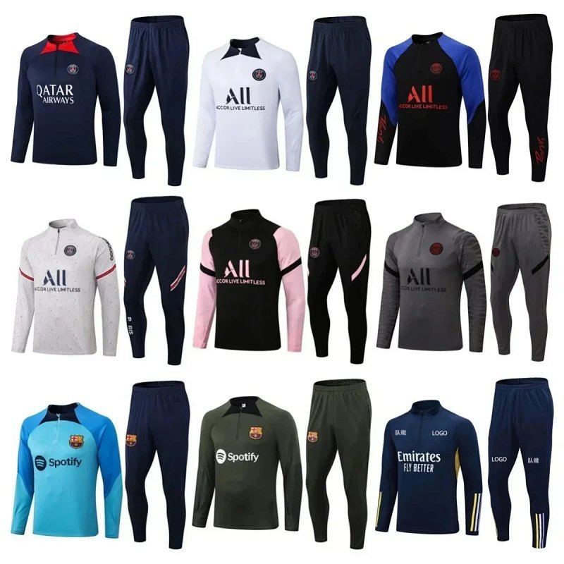 Kakobuy spreadsheet jerseys - Assorted Soccer Club Designs Long-Sleeve Training Tracksuit Set product image