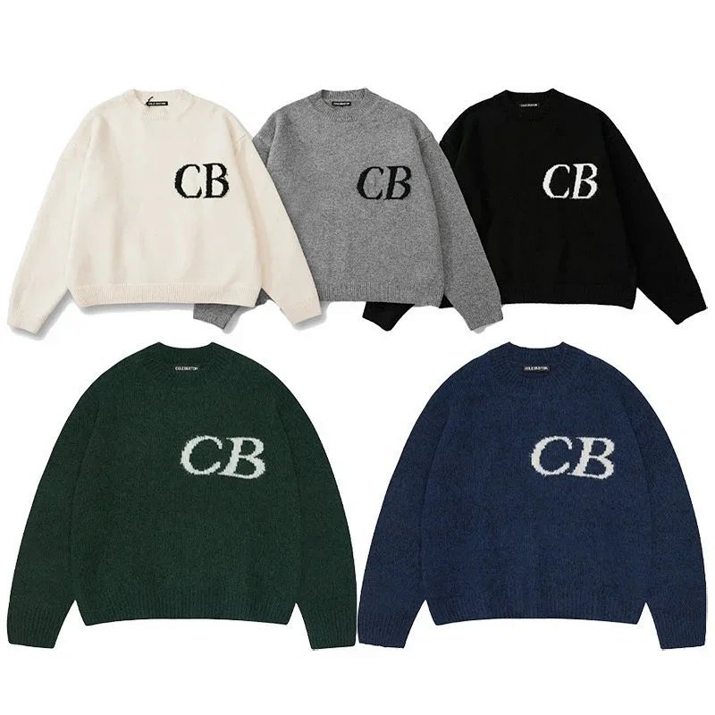 Kakobuy spreadsheet hoodies - Crewneck Knit Lettering Unisex Hoodie product image