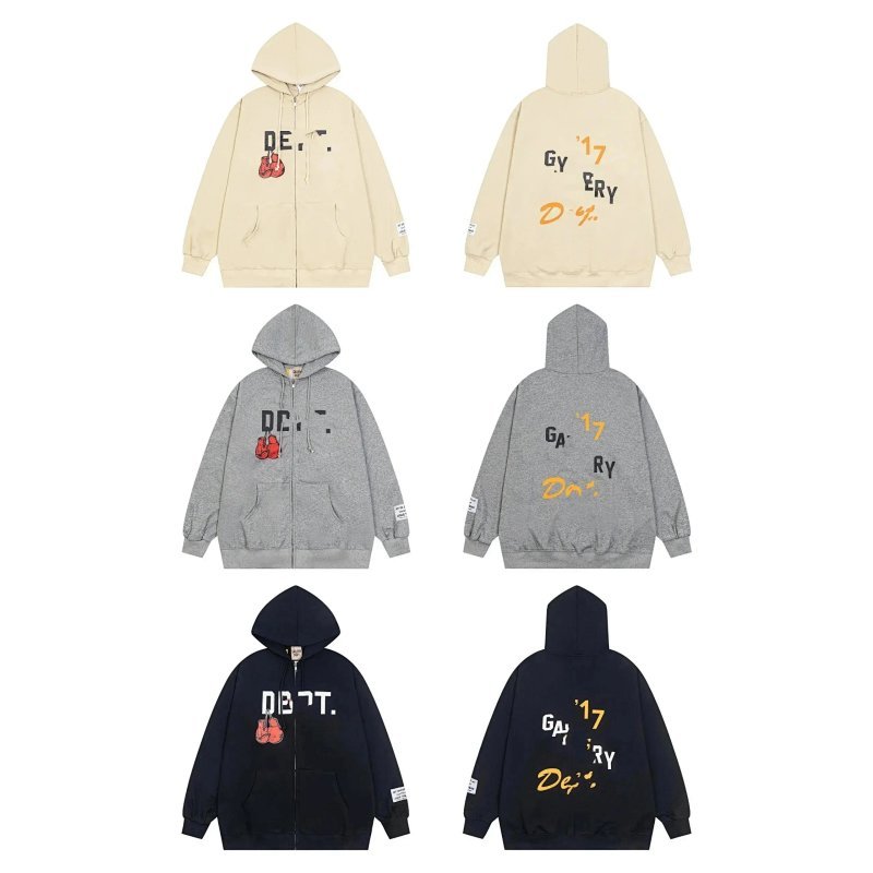 Kakobuy spreadsheet jackets - Distorted Graphic Print Hoodies and Denim Jacket product image