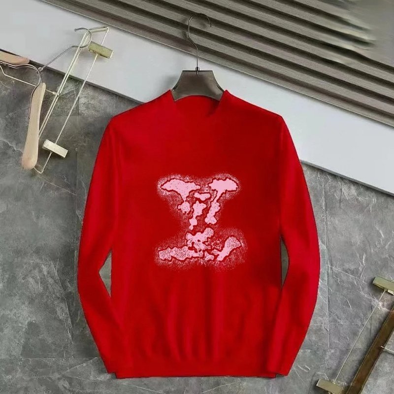 Kakobuy spreadsheet hoodies - Distressed Monogram Print Crewneck Sweatshirt product image