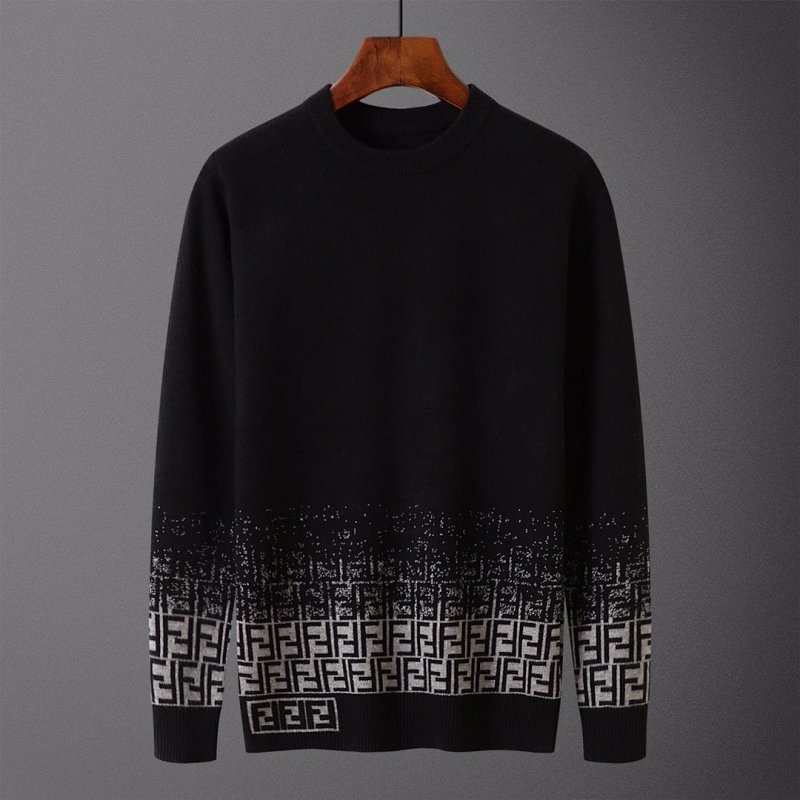Kakobuy spreadsheet hoodies - 【DX48-3】秋冬字母提花圆领长袖针织衫毛衣集合1 product image