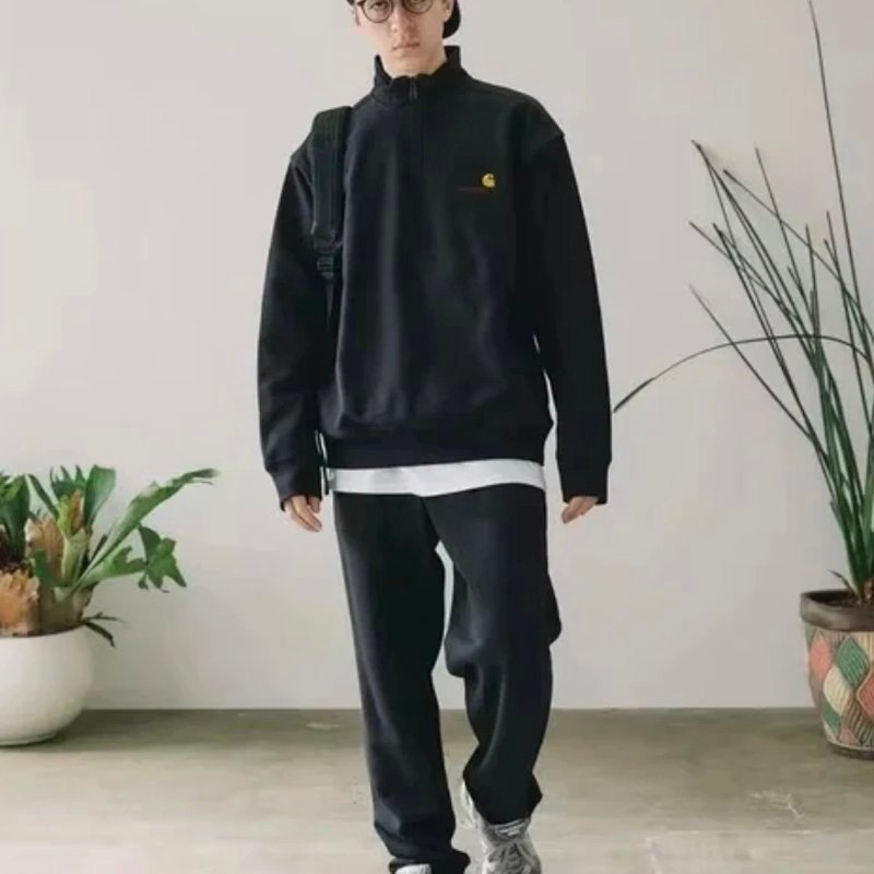 Kakobuy spreadsheet jackets - Embroidered Letter Fleece-Lined Stand Collar Zip-Up Hoodie Jacket product image