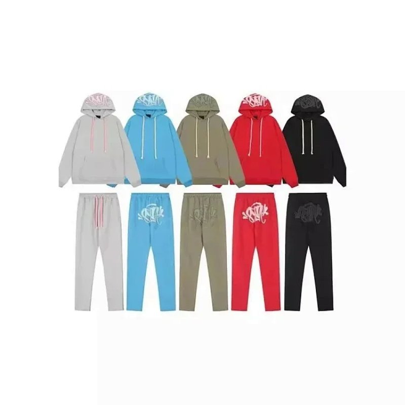 Kakobuy spreadsheet tracksuits and sets - Graffiti Logo Print Hoodie and Sweatpants Tracksuit Set product image
